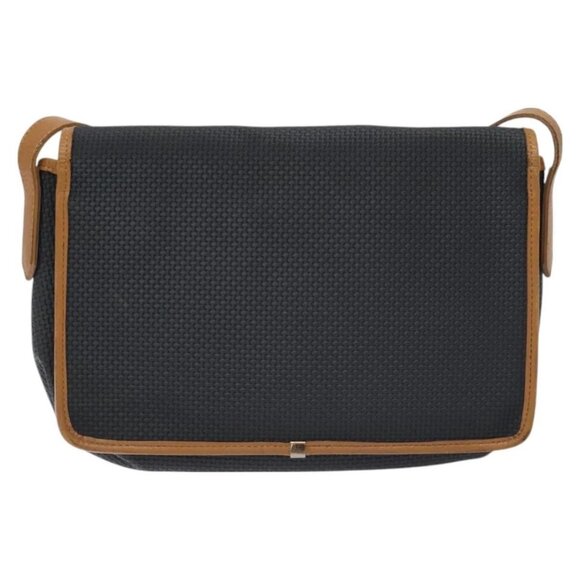 SAINT LAURENT Shoulder Bag PVC Canvas Navy - Picture 2 of 15